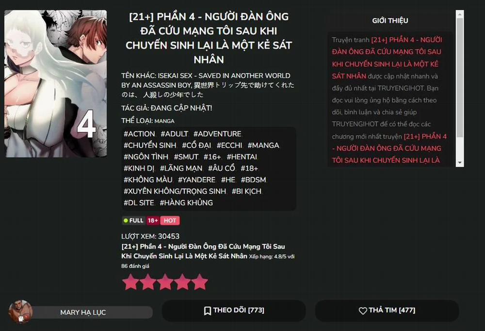 [21+] Phần 1 – Người Đàn Ông Đã Cứu Mạng Tôi Sau Khi Chuyến Sinh Lại Là Một Kẻ Sát Nhân Chương 3 Trang 7