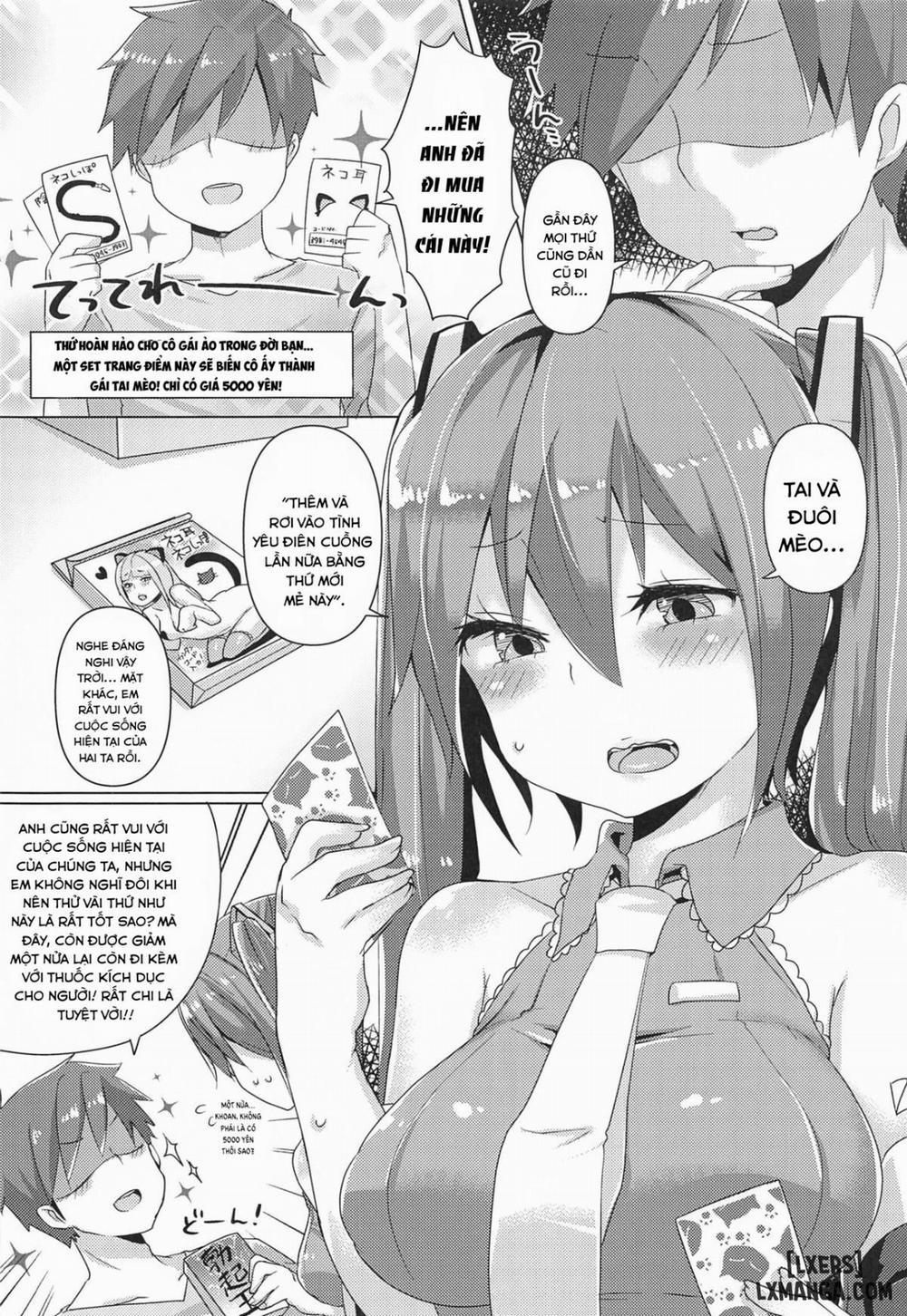 A Book About Installing a Catgirl Plugin and Having Lovey-Dovey Sex With Miku-chan Chương Oneshot Trang 4