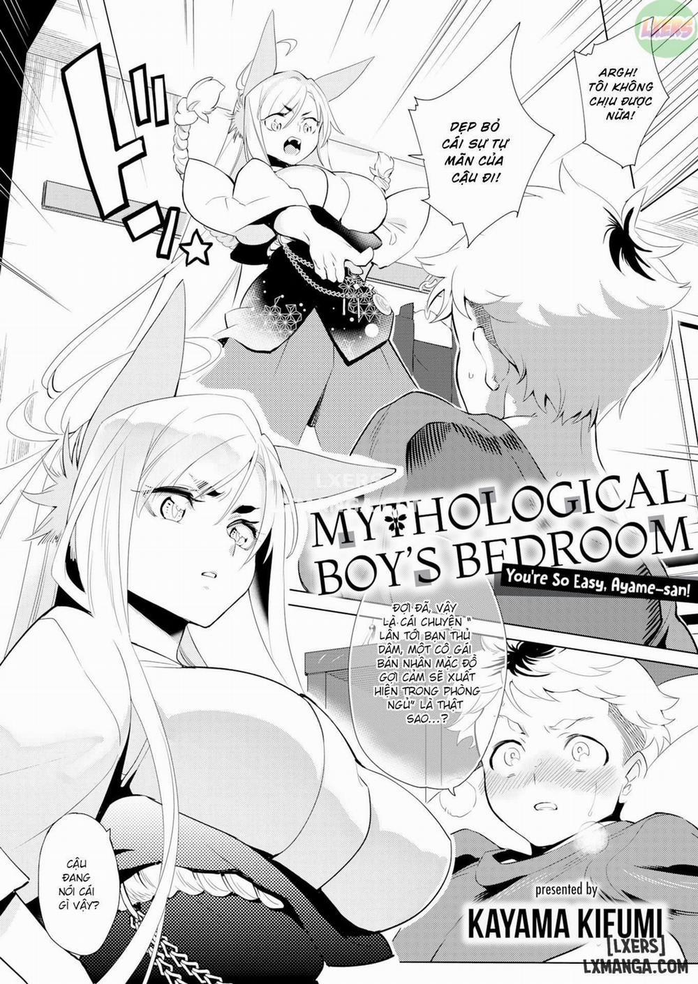 A Mythological Boy's Bedroom ~You're So Easy, Ayame-san Chương Oneshot Trang 2