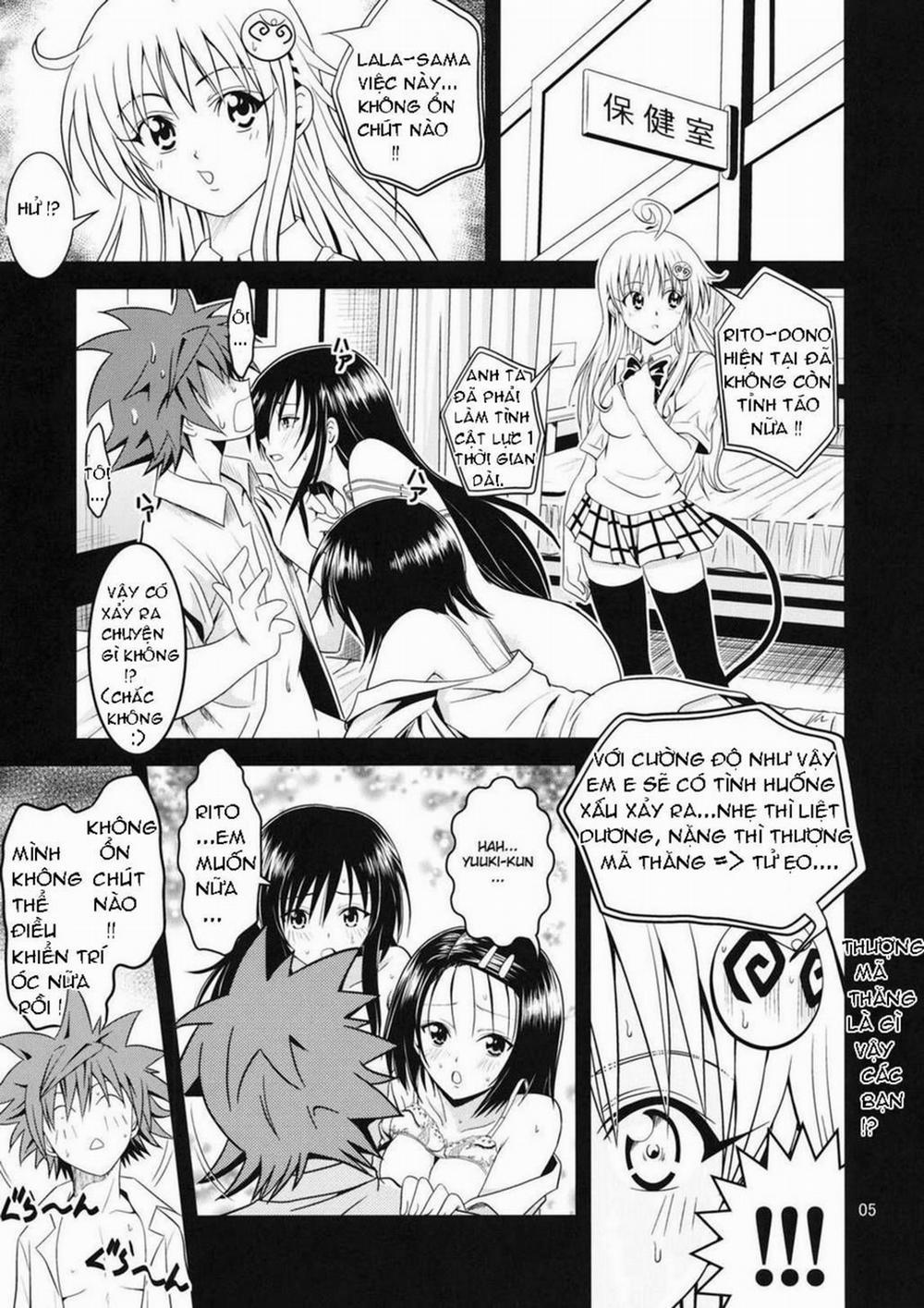 Anoko-tachi ga Taihen na Koto ni Nattemasu 2 (To Love-Ru) Chương Oneshot Trang 4