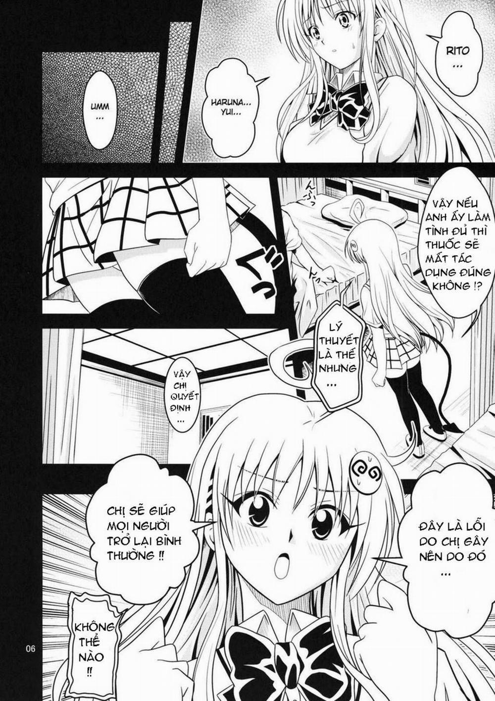 Anoko-tachi ga Taihen na Koto ni Nattemasu 2 (To Love-Ru) Chương Oneshot Trang 5