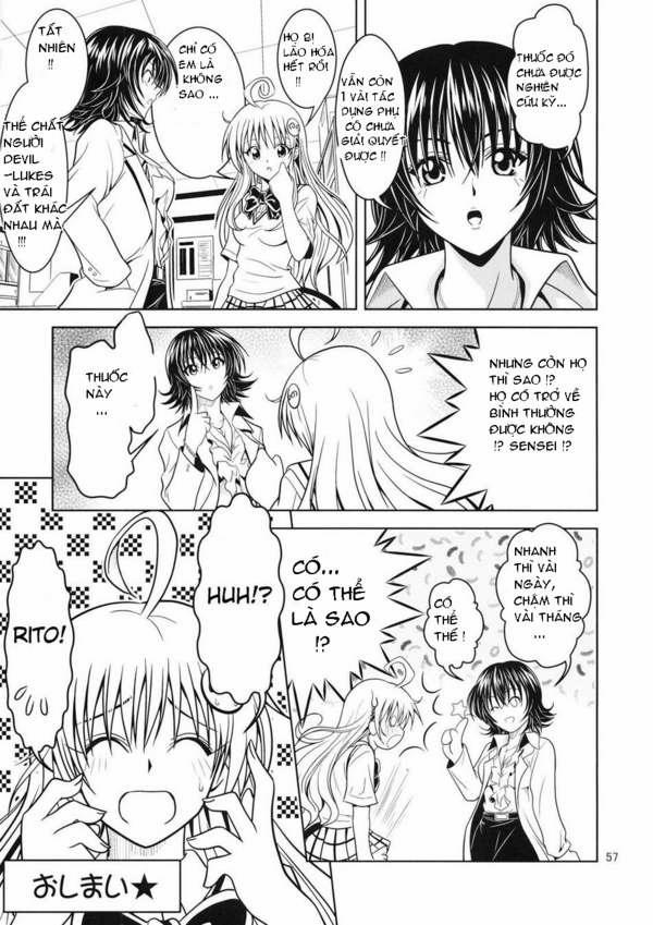 Anoko-tachi ga Taihen na Koto ni Nattemasu 2 (To Love-Ru) Chương Oneshot Trang 51