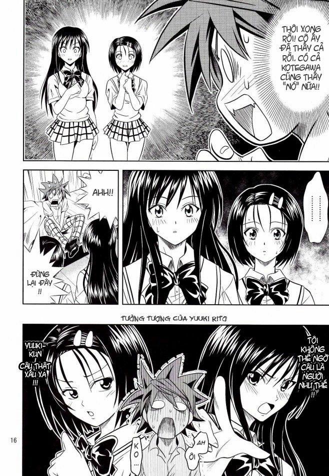 Anoko-tachi ga Taihen na Koto ni Nattemasu (To Love-Ru) Chương Oneshot Trang 16