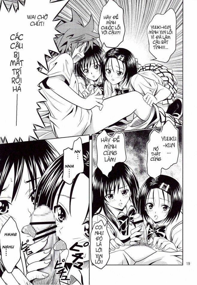 Anoko-tachi ga Taihen na Koto ni Nattemasu (To Love-Ru) Chương Oneshot Trang 19