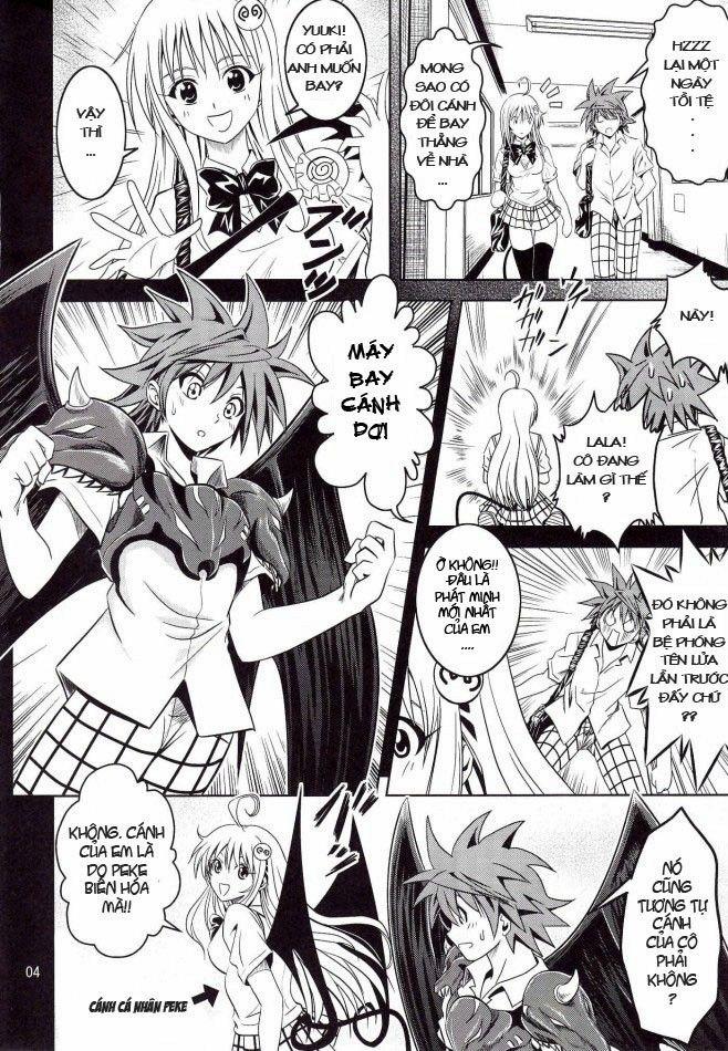 Anoko-tachi ga Taihen na Koto ni Nattemasu (To Love-Ru) Chương Oneshot Trang 4