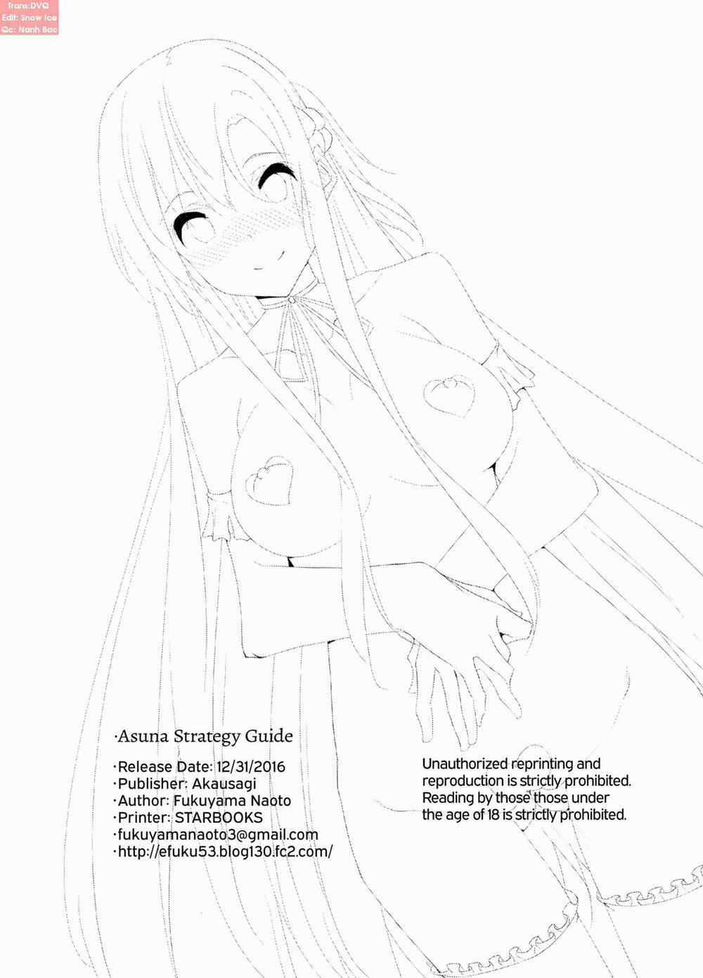 Asuna Strategy Guide (Sword Art Online) Chương Oneshot Trang 30