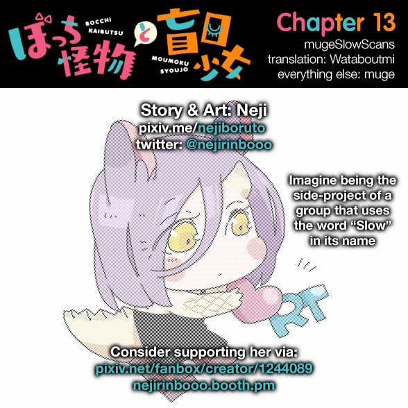 Bocchi Kaibutsu To Moumoku Shoujo Chương 13 Trang 15