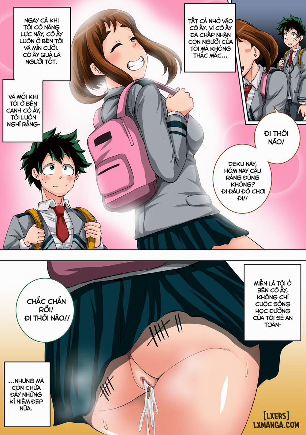 Boku no Harem Academia: 3-wa Ochako Hen Chương Oneshot Trang 52