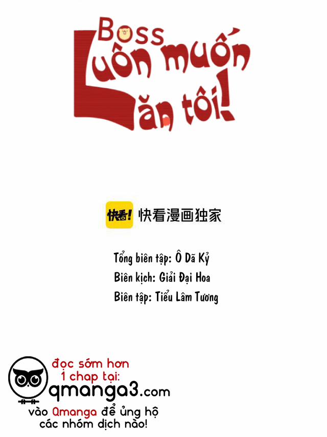 Boss Luôn Muốn Ăn Tôi Chương 4 Trang 3