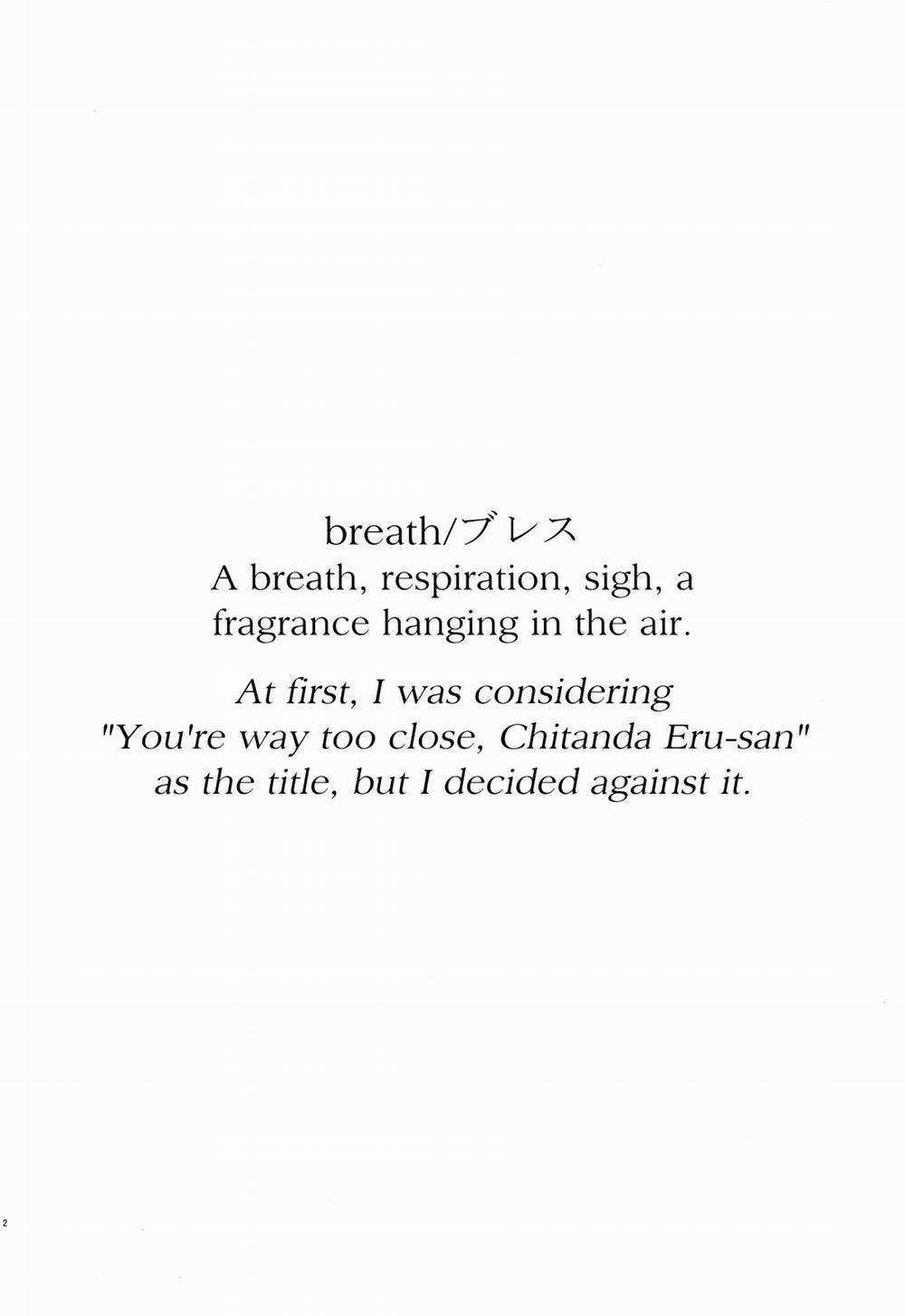 Breath (Hyouka) Chương Oneshot Trang 5