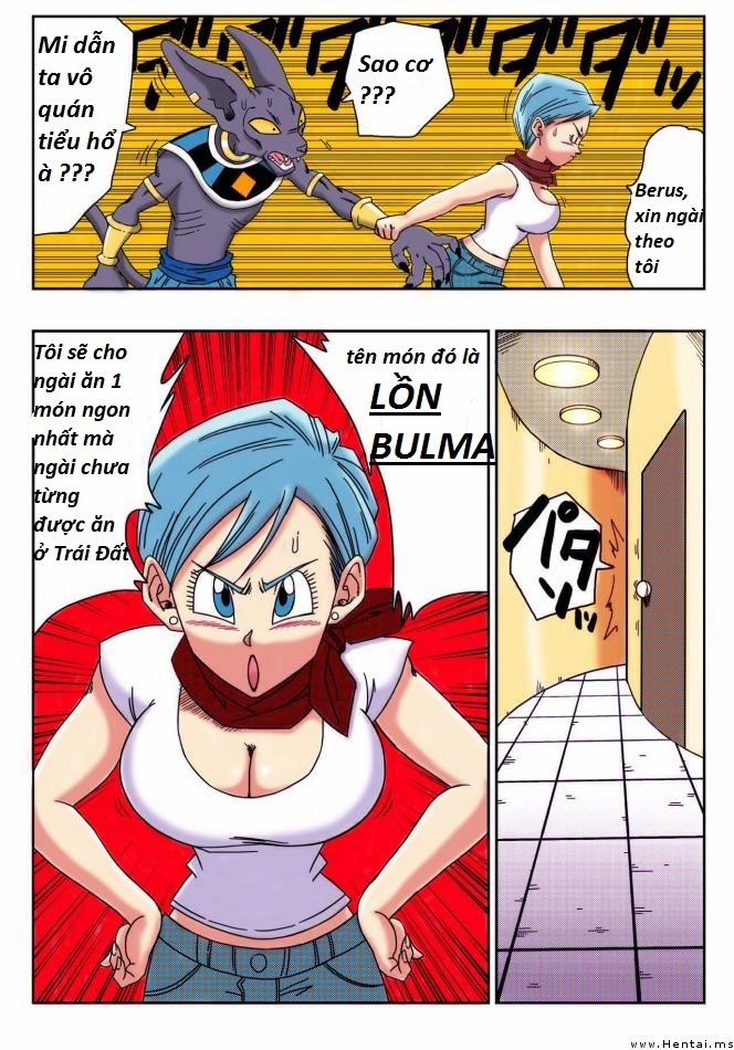 Bulma X Beerus (Dragon Ball) Chương Oneshot Full Color Trang 3