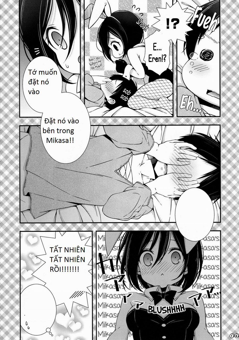 Bunny Girl no Mikasa to Eroi koto suru Hon (Shingeki No Kyojin) Chương Oneshot Trang 16