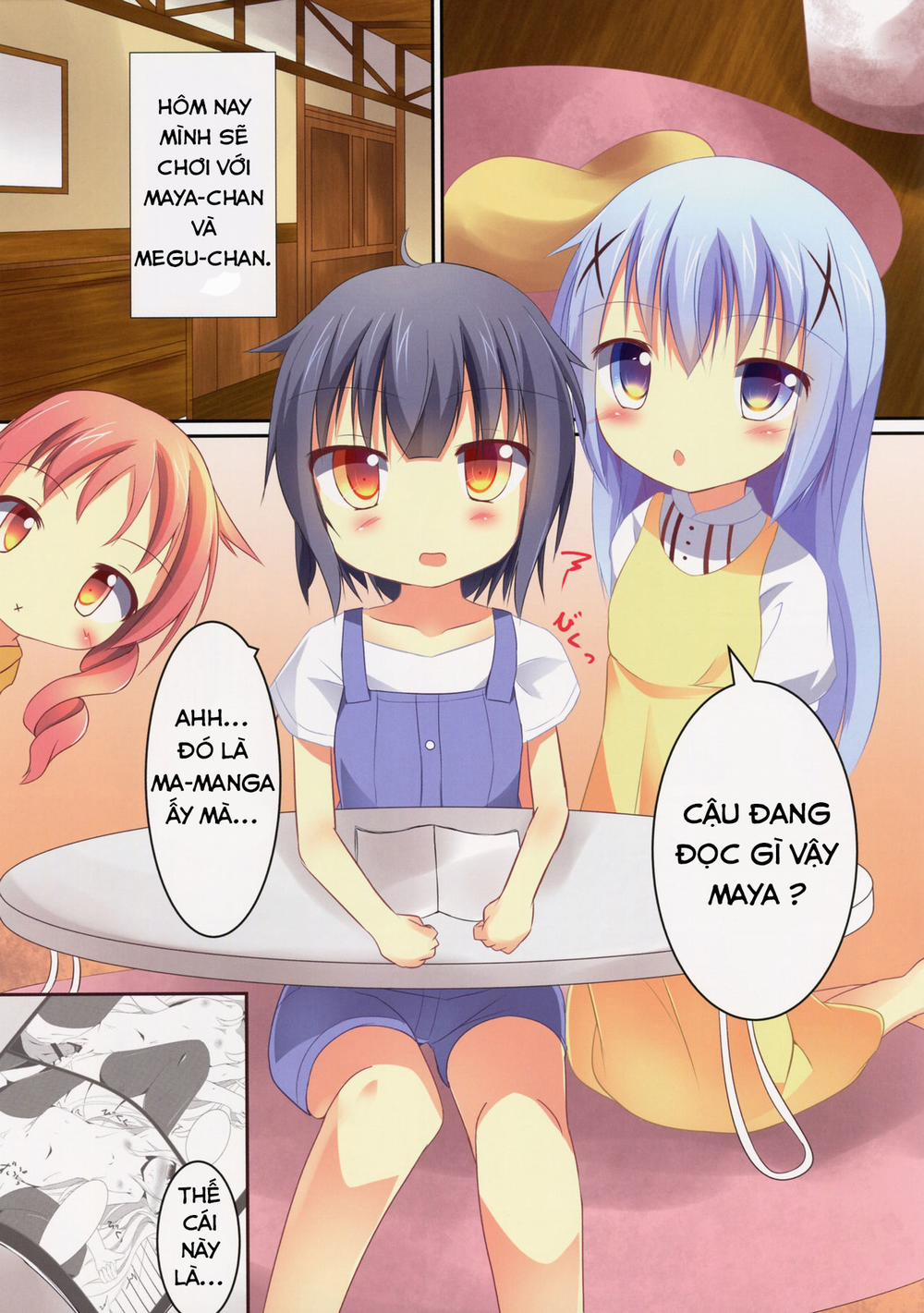 Chimame Sei no Mezame (Gochuumon wa Usagi desu ka?) Chương Oneshot Trang 3