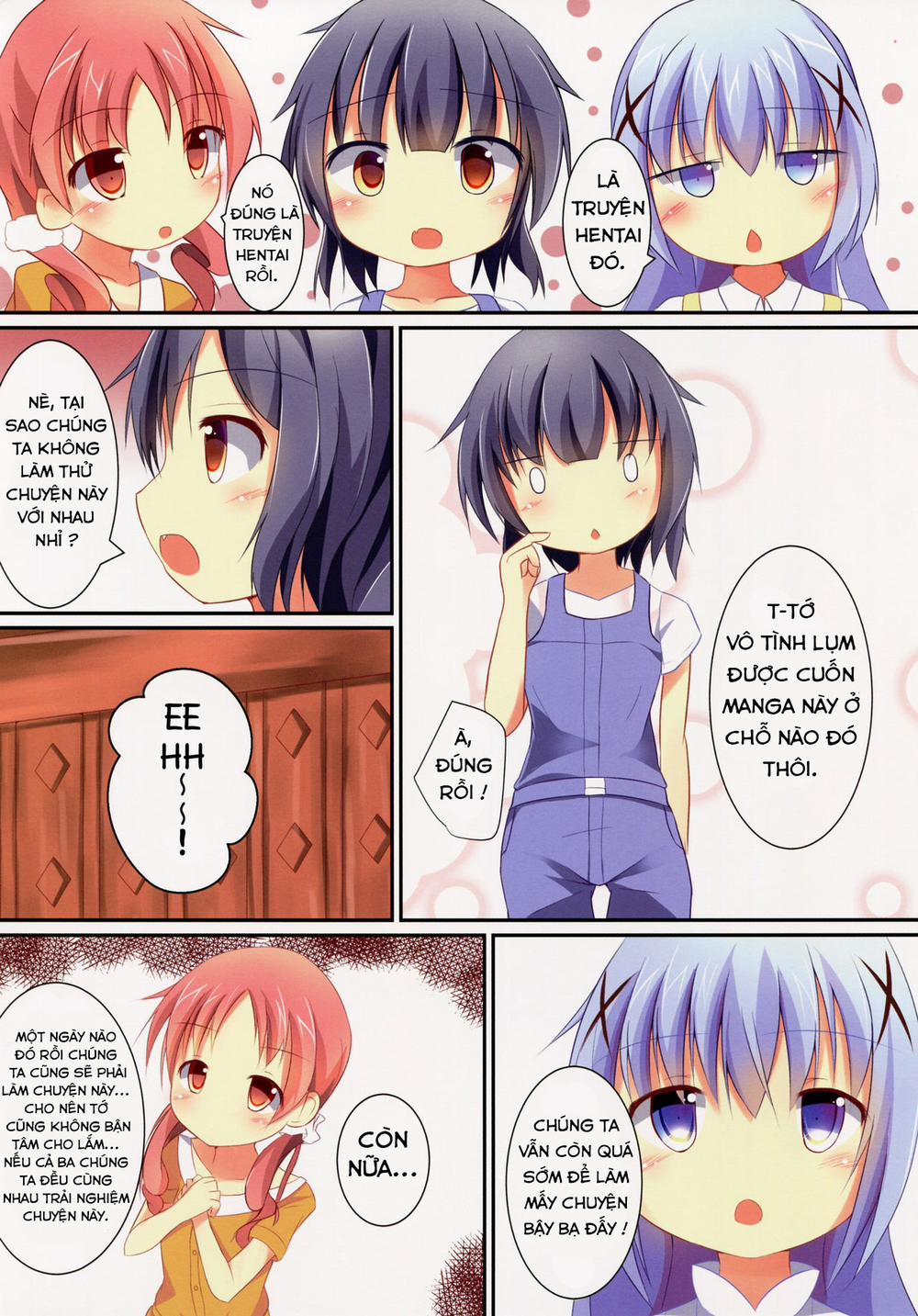 Chimame Sei no Mezame (Gochuumon wa Usagi desu ka?) Chương Oneshot Trang 4