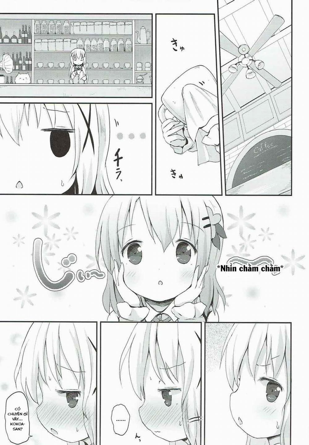 Chino-chan no Omata Check (Gochuumon wa Usagi desu ka?) Chương Oneshot Trang 2