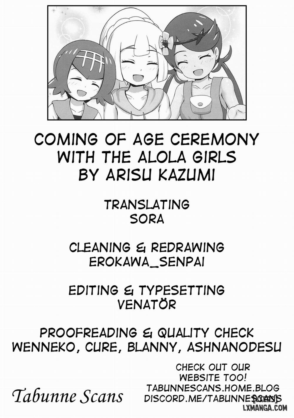 Coming Of Age Ceremony with the Alola Girls Chương Oneshot Trang 22