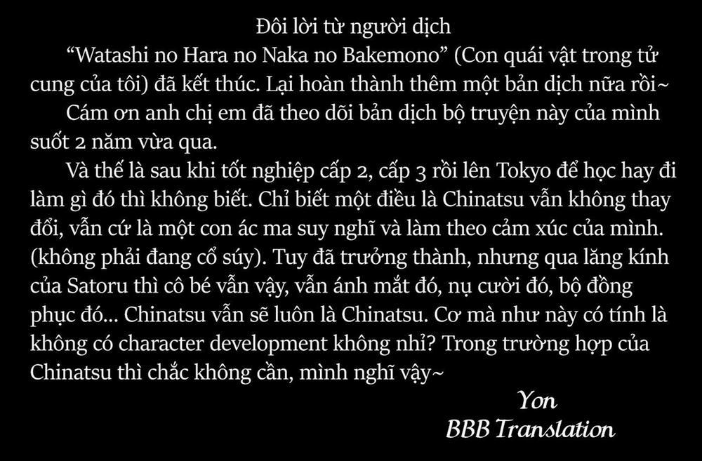 Con Quái Vật Trong Tử Cung Của Tôi Chương 60 Trang 18