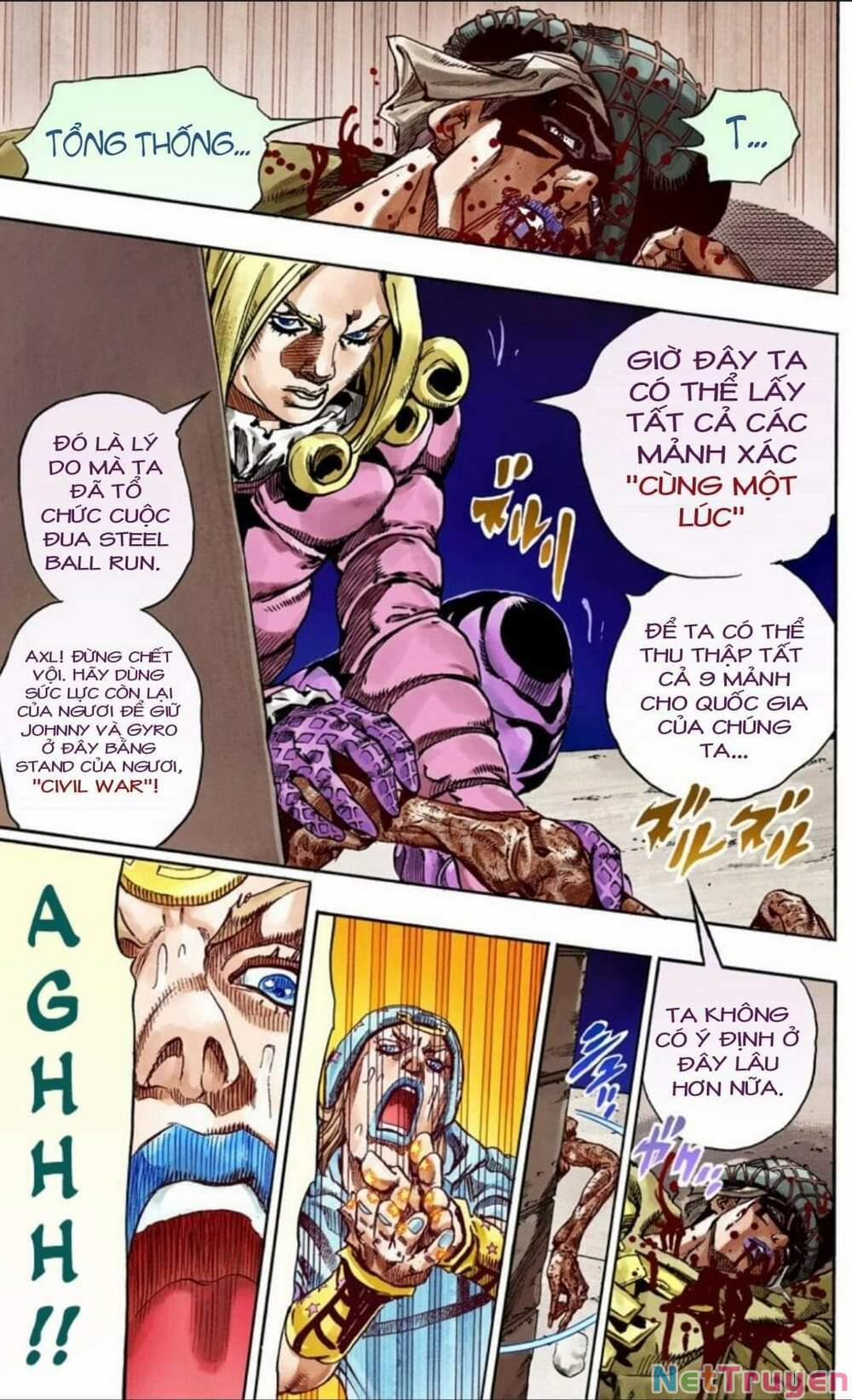 Cuộc Phiêu Lưu Bí Ẩn Phần 7: Steel Ball Run Chương 59 Trang 52