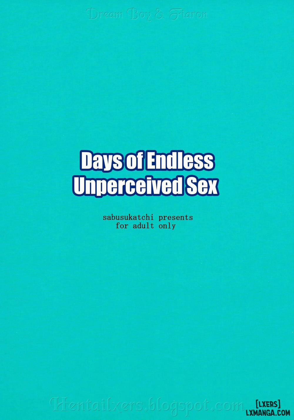 Days Of Endless Unperceived Sex Chương Oneshot Trang 2