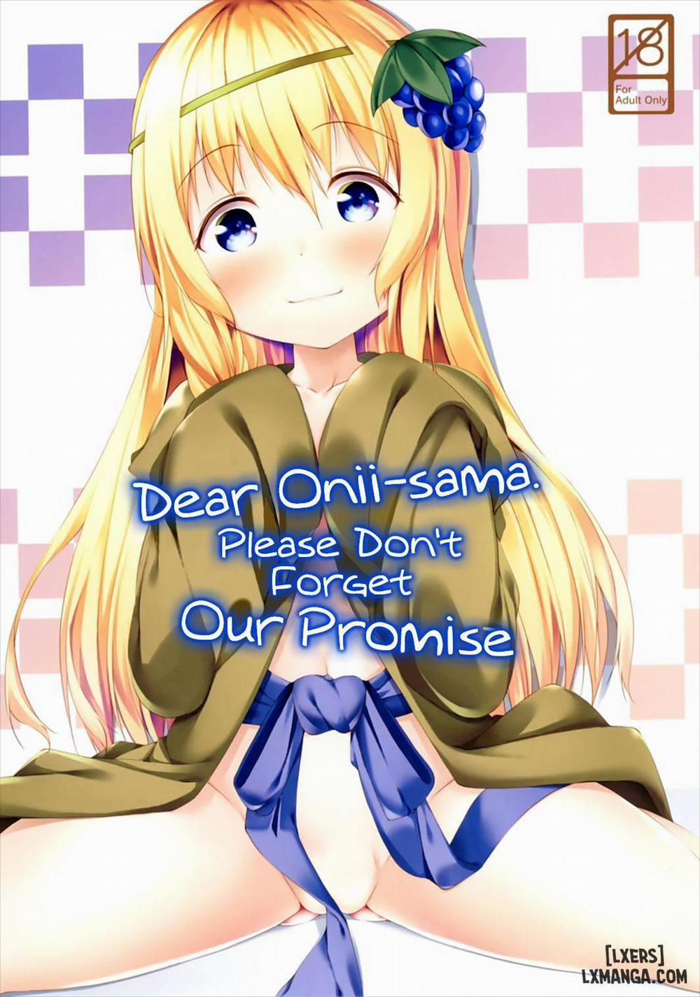 Dear Onii-sama. Please Don't Forget Our Promise Chương Oneshot Trang 1