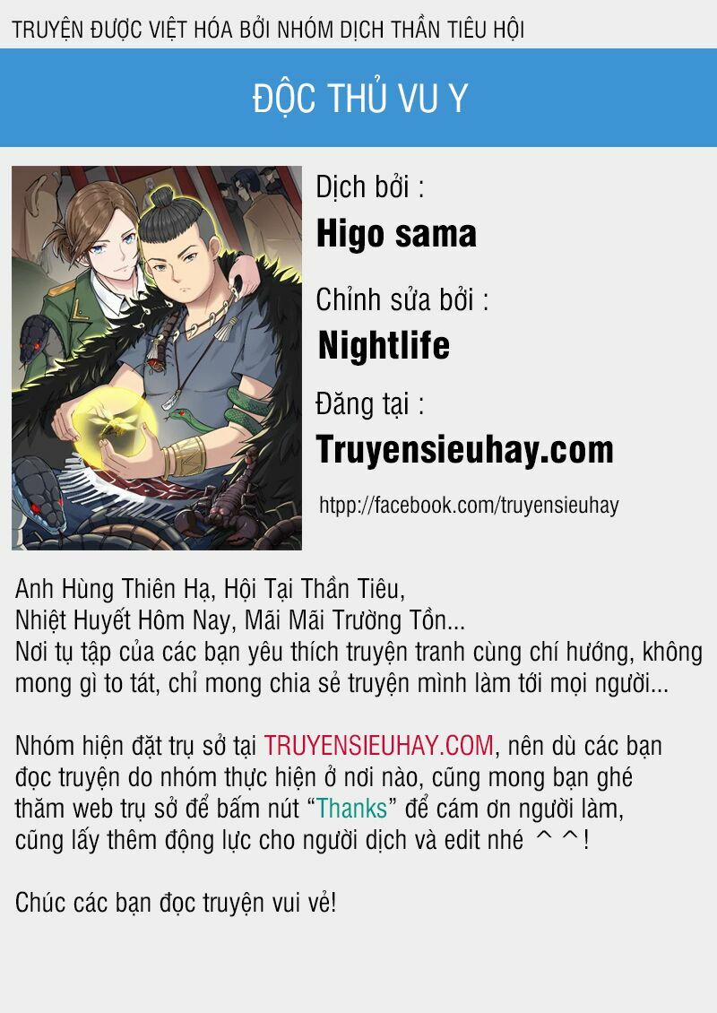 Độc Thủ Vu Y Chương 4 Trang 1