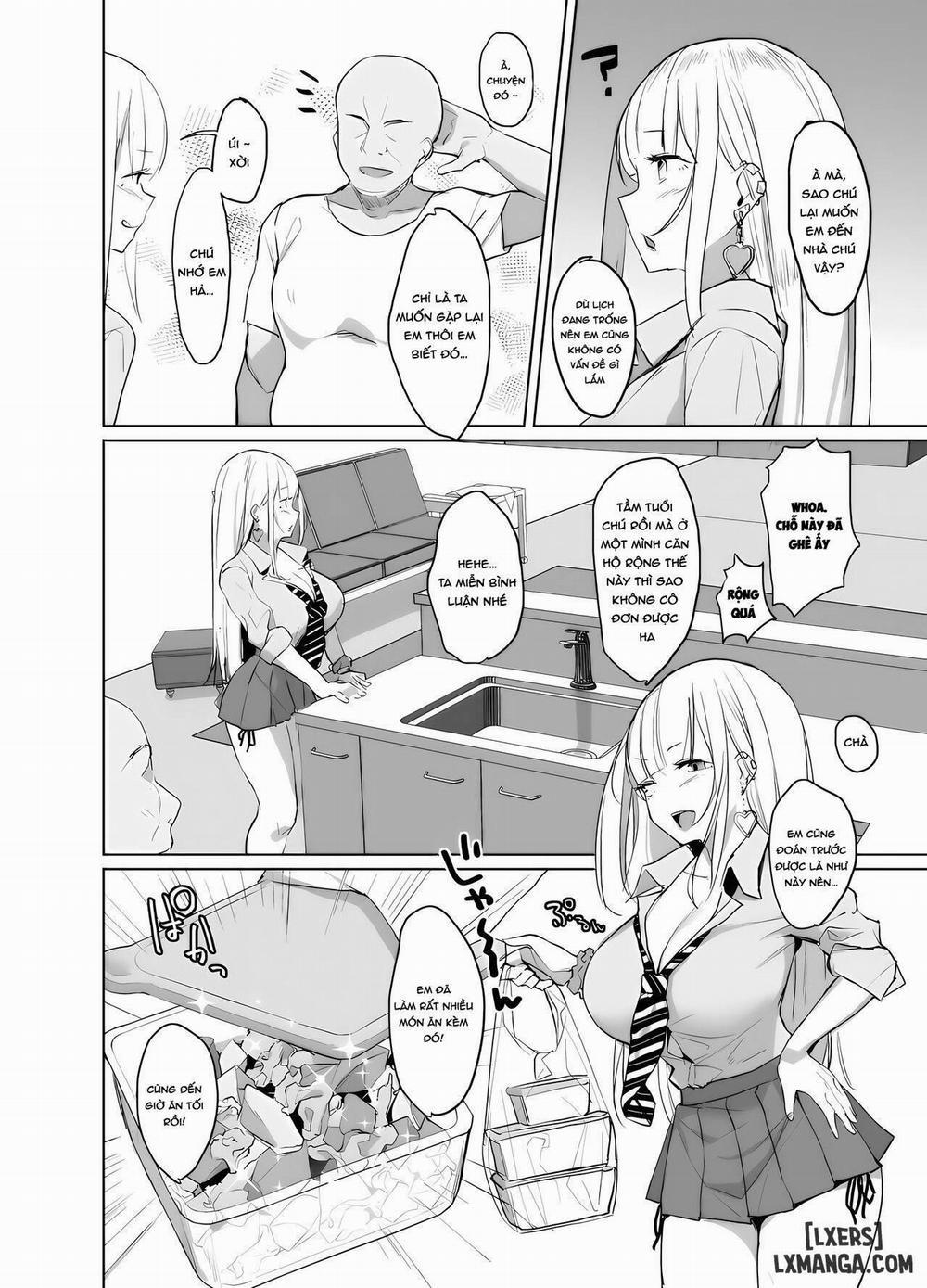 Ecchi na Gal JK ga Kyokon Zetsurin Oji-san to Pakoru Yatsu Chương Oneshot Trang 3