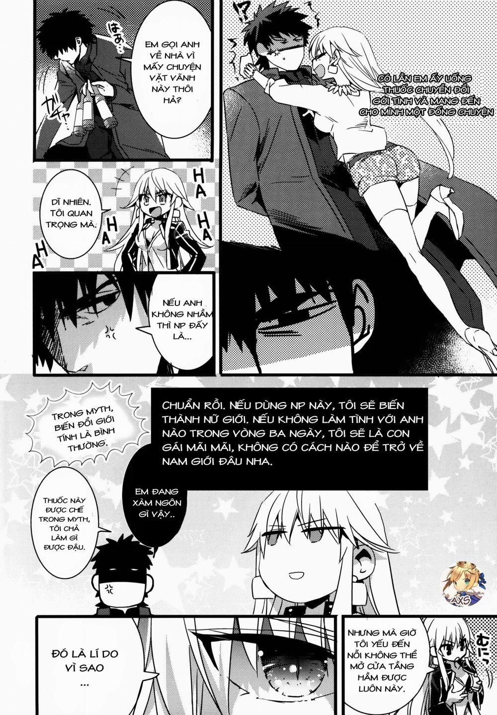 Eiyuuou ♀ to Nakayoshi ♂ Dekiru kana (Fate/Zero) Chương Oneshot Trang 4