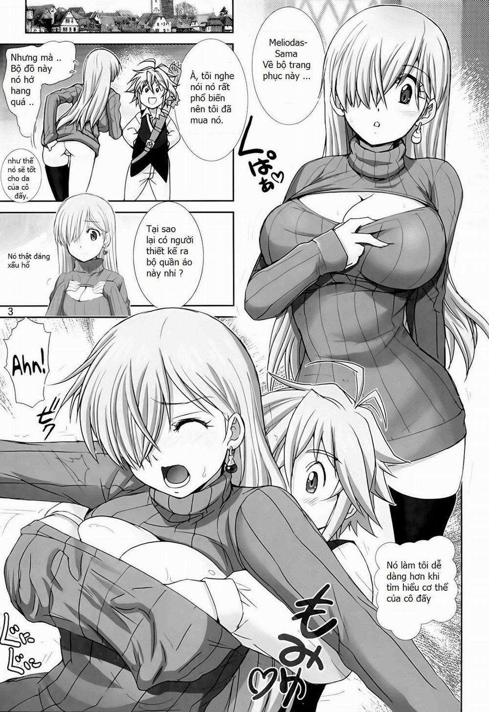 Elizabeth Ni Rei No Sweater Kisete Mita (Nanatsu no Taizai) Chương One shot Trang 2