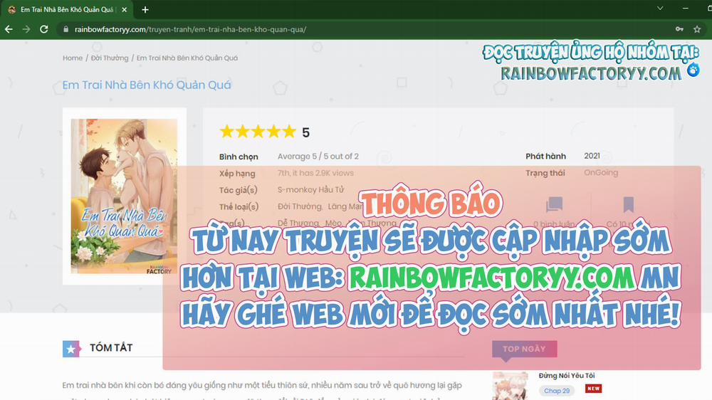 Em Trai Nhà Bên Khó Quản Quá Chương 8 Trang 34