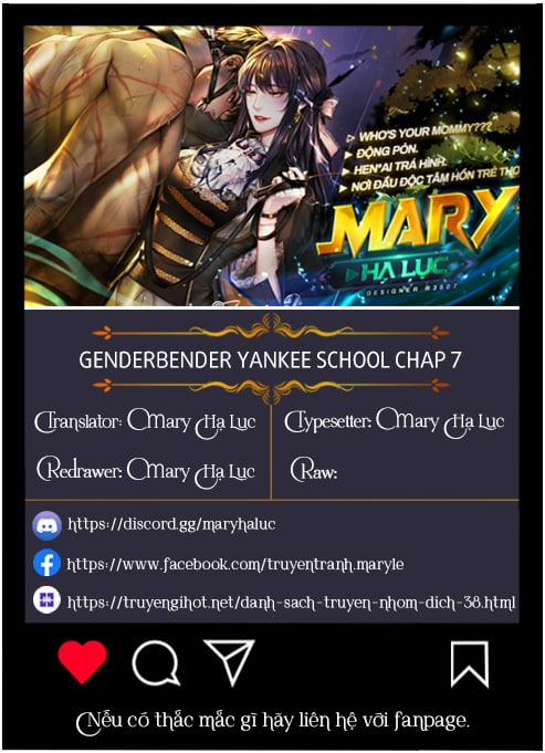 Genderbender Yankee School ☆ Họ Đang Cố Gắng Chiếm Lấy Lần Đầu Tiên Của Tôi Chương 7 1 Trang 1