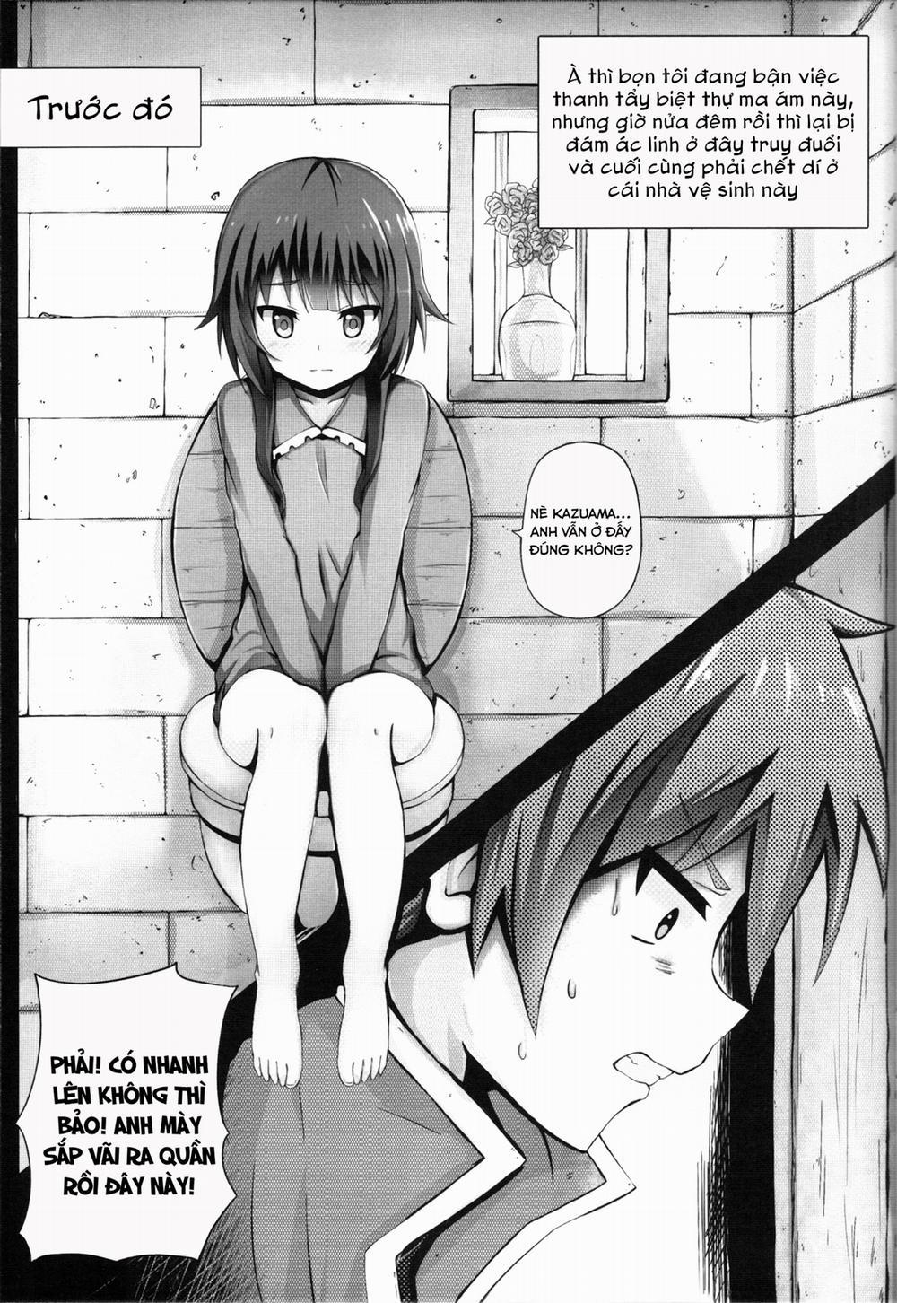 Giving ○○ to Megumin in the Toilet! (Kono Subarashii Sekai Ni Syukufuku O!) Chương Oneshot Trang 3