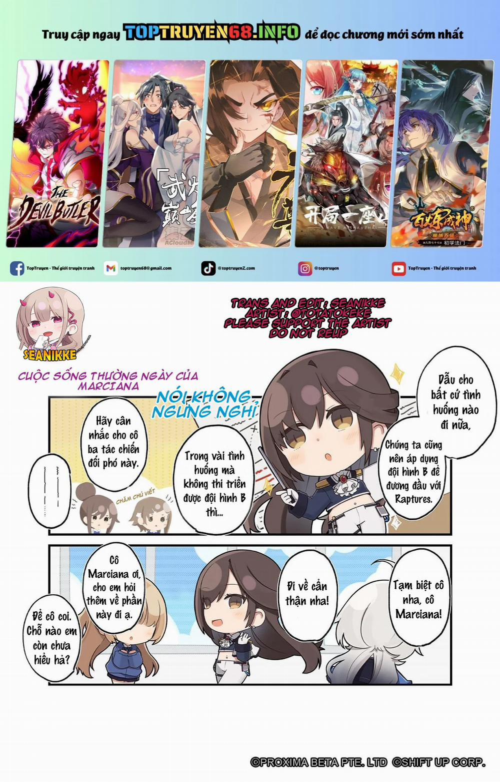 Goddess Of Victory: Nikke Official Four-Panel Comics Chương 24 Trang 1