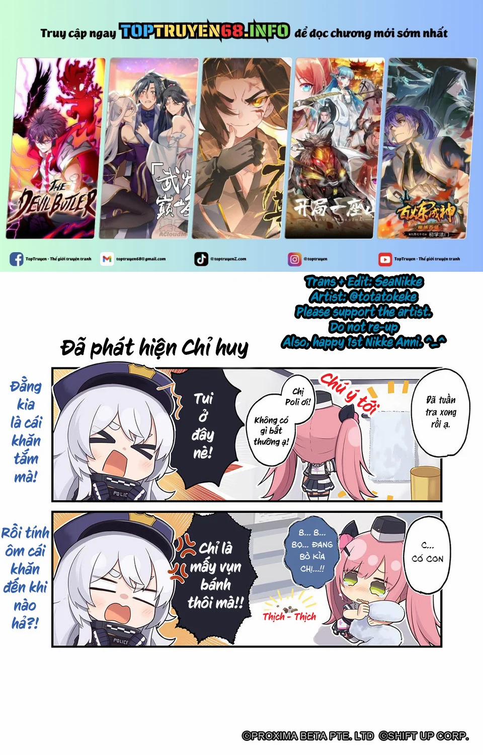 Goddess Of Victory: Nikke Official Four-Panel Comics Chương 26 Trang 1