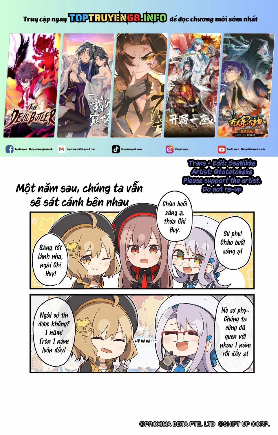 Goddess Of Victory: Nikke Official Four-Panel Comics Chương 27 Trang 1