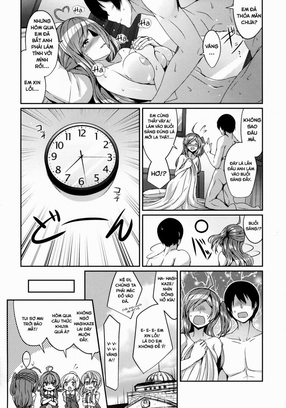 Hagikaze to asa no himegoto (Kantai Collection) Chương Oneshot Trang 24