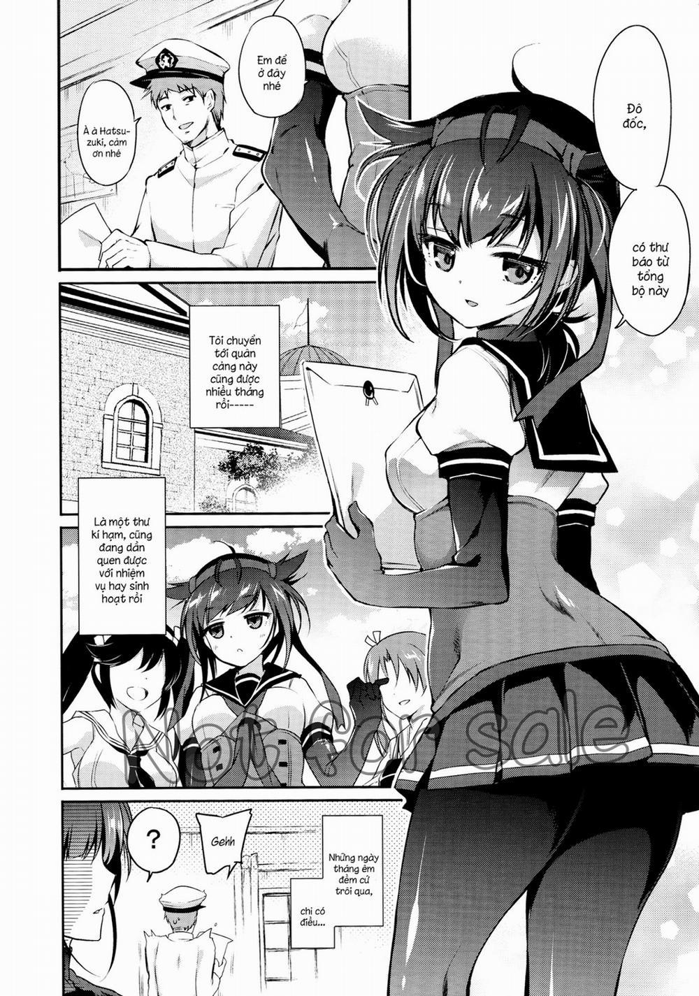 Hatsuzuki No Yoru Ni Kokoro Tokashite (Kancolle) Chương Oneshot Trang 4