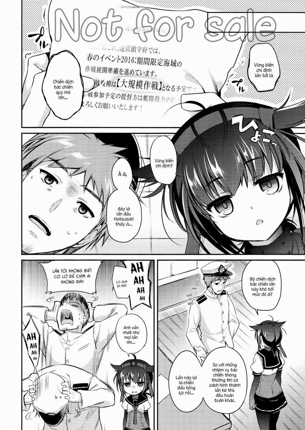 Hatsuzuki No Yoru Ni Kokoro Tokashite (Kancolle) Chương Oneshot Trang 5