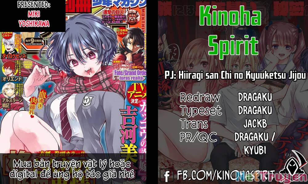 Hiiragi-San Chi No Kyuuketsu Jijou Chương 11 Trang 1