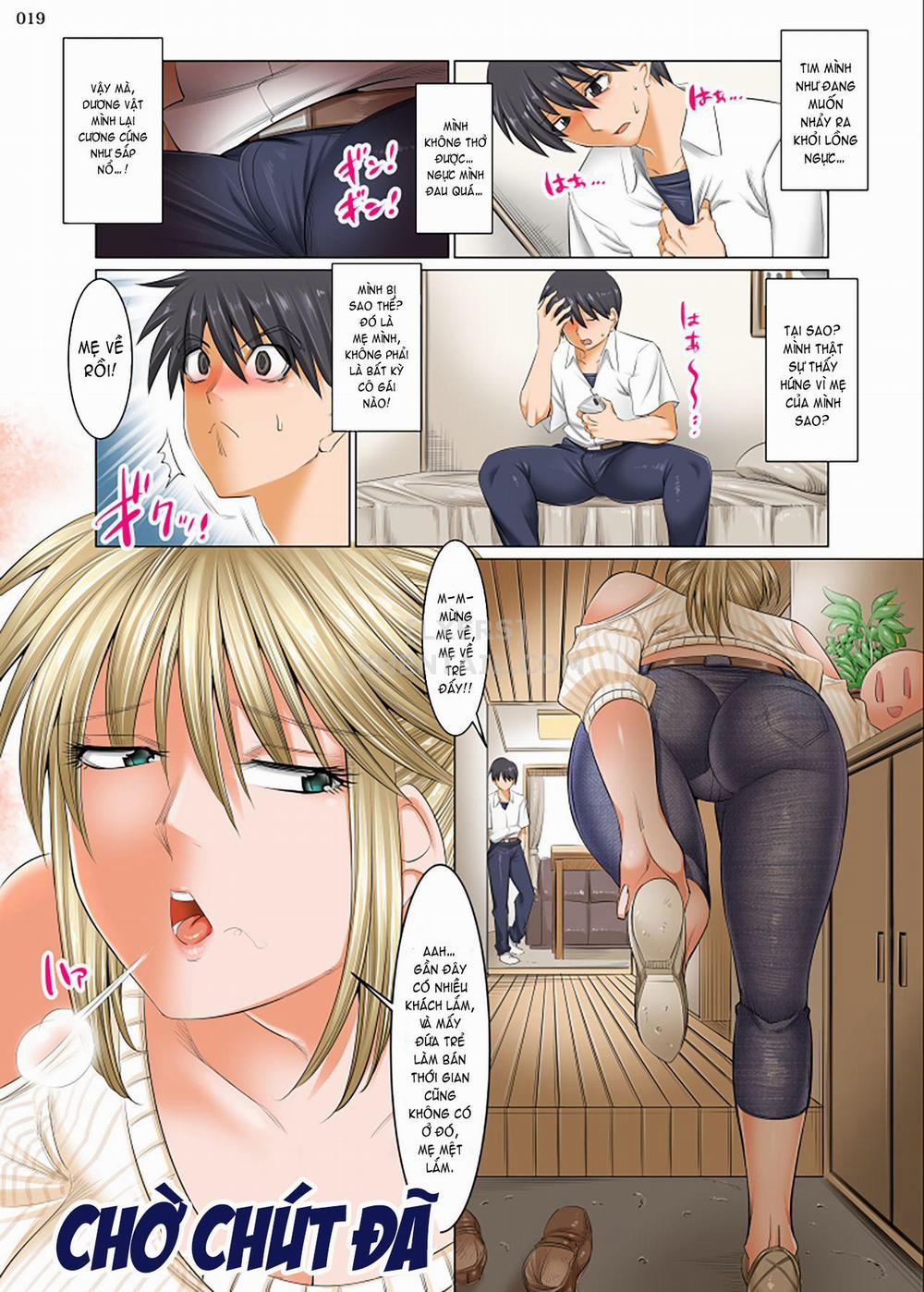 Hiru wa Tomodachi no Okaa-san Yoru wa Ore no Oyome-san Chương 1 Trang 21