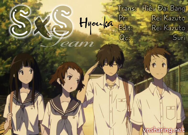 Hyouka Chương 1 2 Trang 1