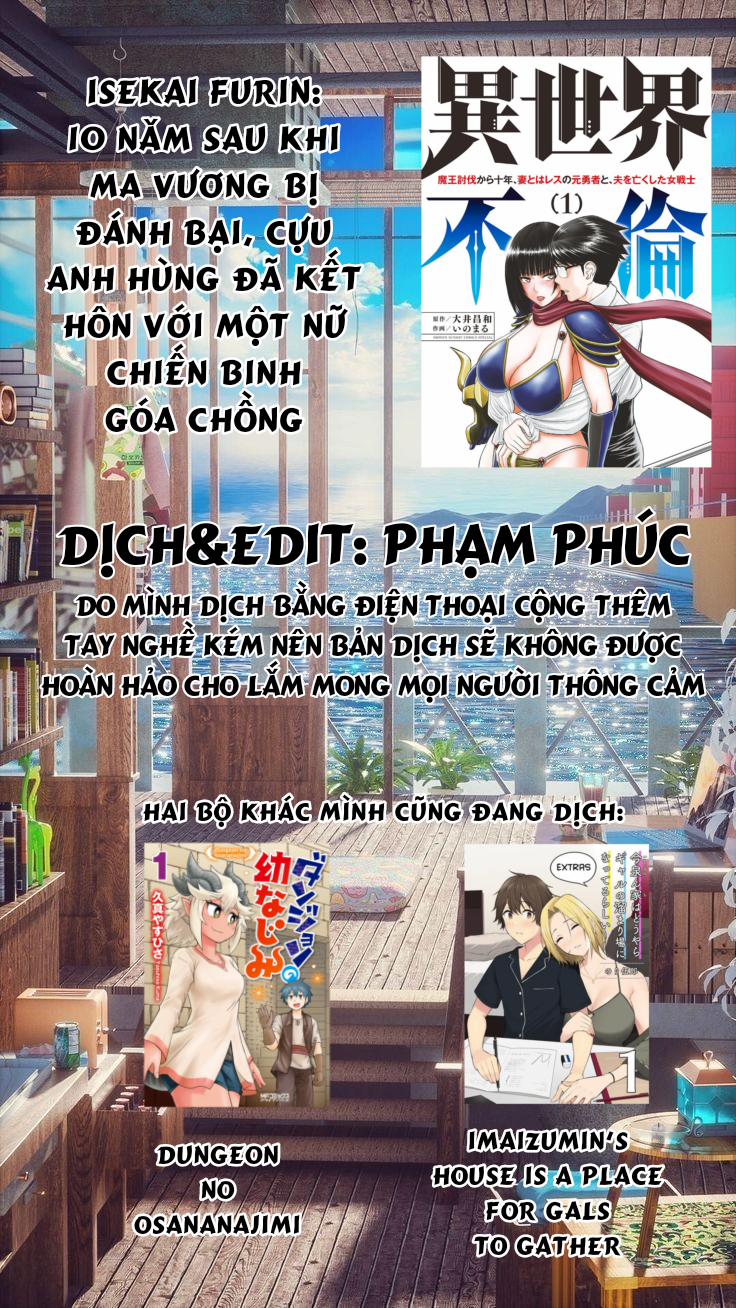 Isekai Furin: 10 Năm Sau Khi Ma Vương Bị Đánh Bại, Cựu Anh Hùng Đã Kết Hôn Với Một Nữ Chiến Binh Góa Chồng Chương 2 Trang 1