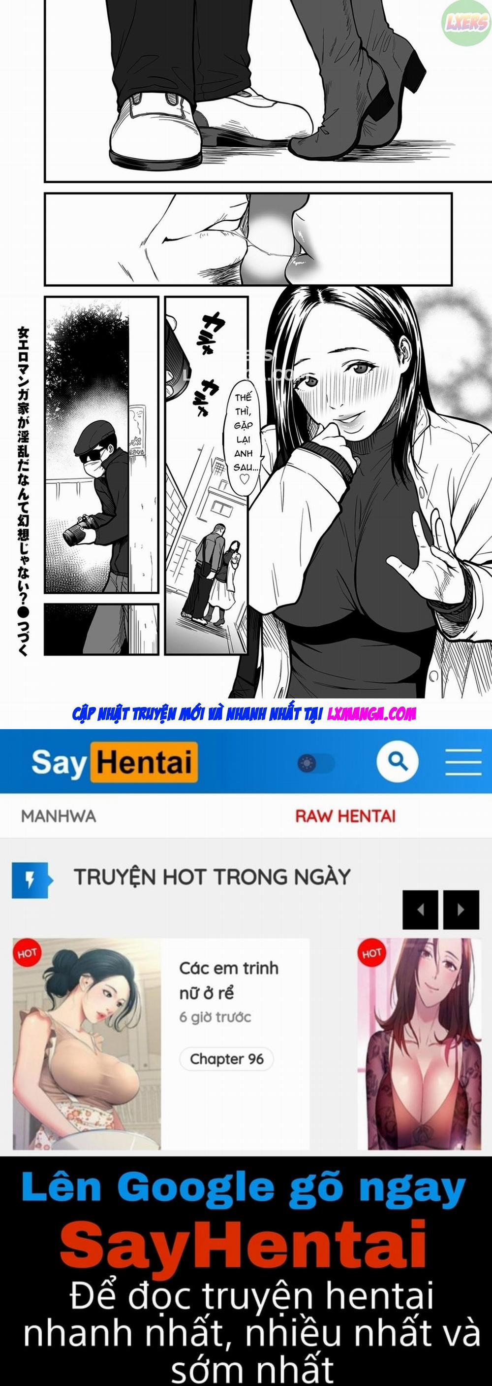 It’s Not a Fantasy That The Female Erotic Mangaka Is a Pervert Chương 4 Trang 36