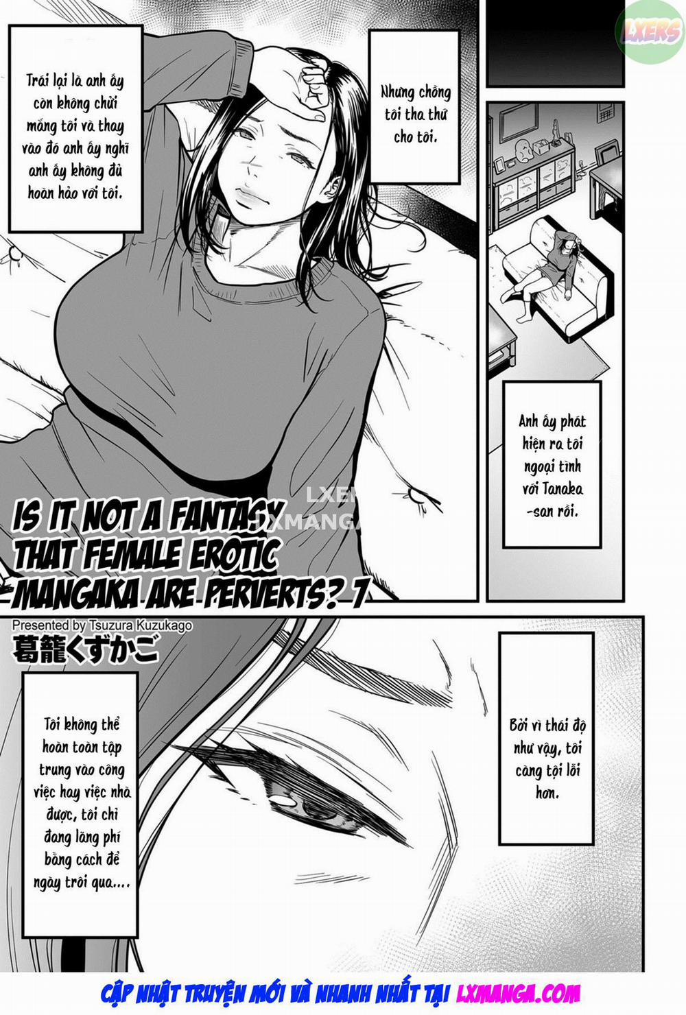 It’s Not a Fantasy That The Female Erotic Mangaka Is a Pervert Chương 7 0 END Trang 4