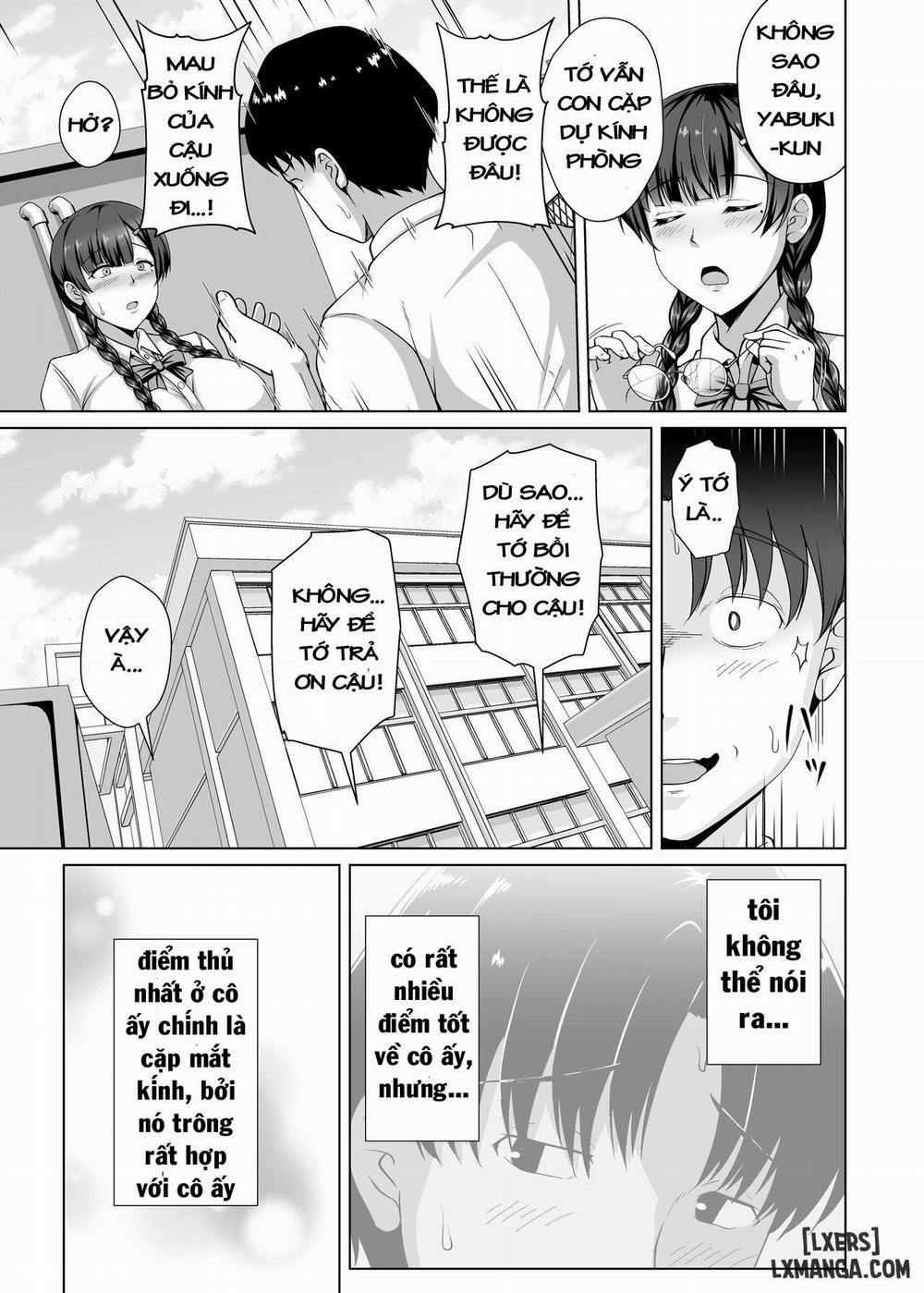 Kanojo ga Megane o Hazushita Wake ~Kataomoi no Kyonyuu Iinchou ga Yarichin Kareshi ni Somerareru made~ Chương Oneshot Trang 9