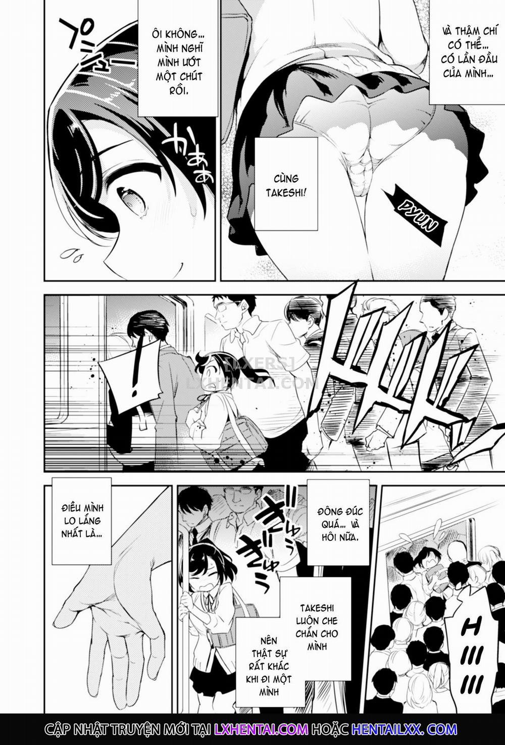 Kareshi to Hatsu H Mokuzen ni Chikan ni NTR-reta Shoujo Chương 1 Trang 10