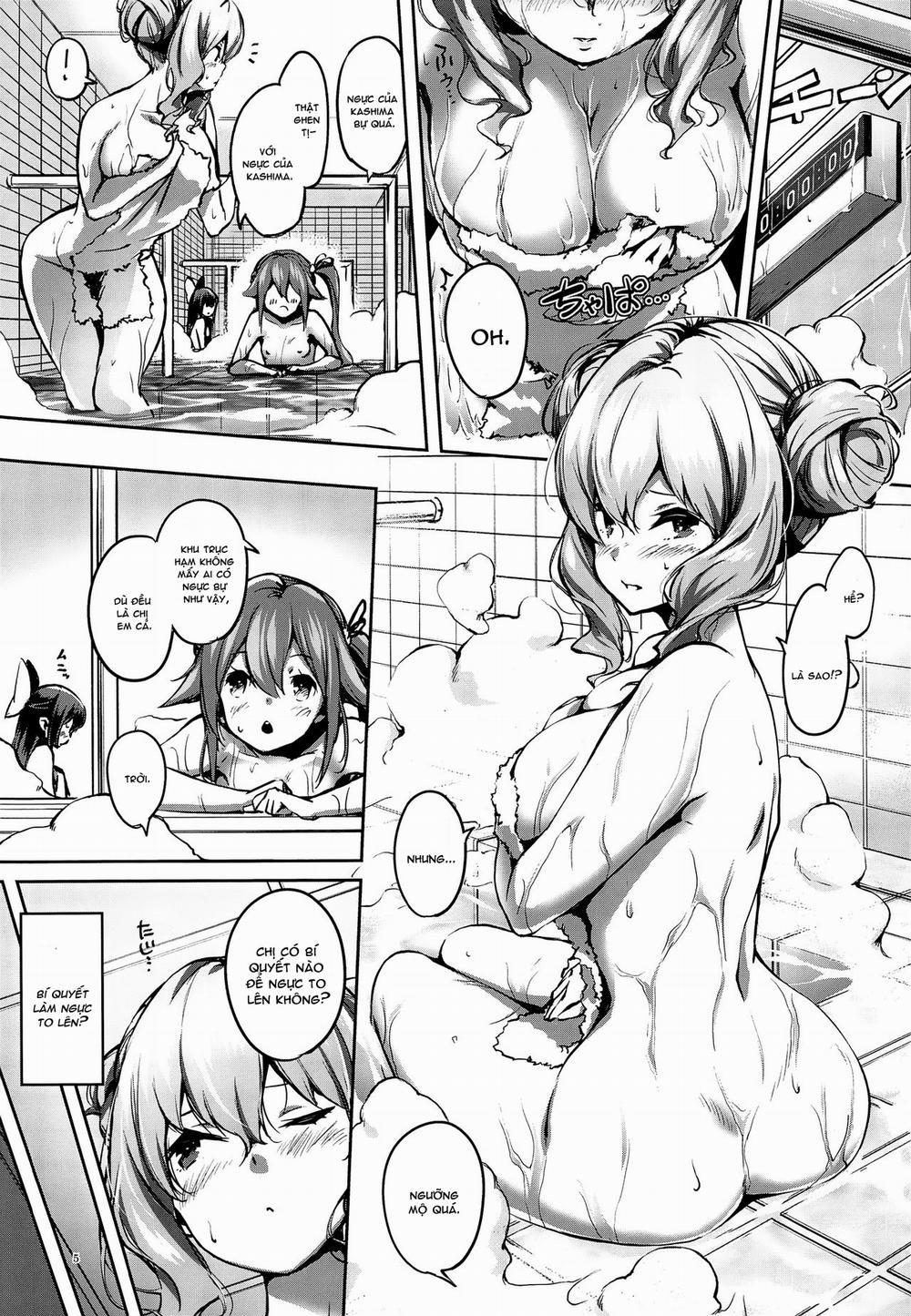 Kashima to Pakkopako Ni Aijou wa Kashima no Mune ni (Kantai Collection -KanColle-) Chương Oneshot Trang 5