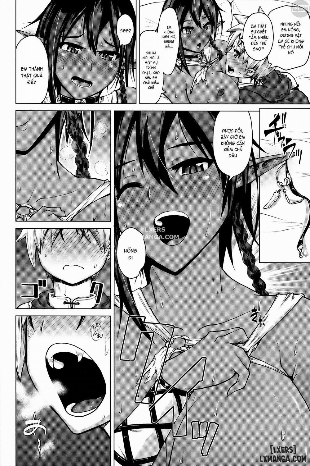 Kasshoku Elf to Chiisana Kyuuketsuki Chương Oneshot Trang 17