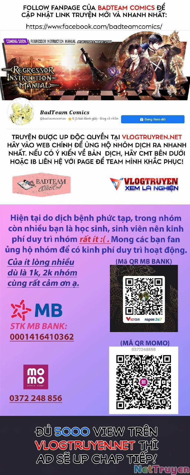 Kí Sự Hồi Quy (Regressor Instruction Manual) Chương 26 Trang 1