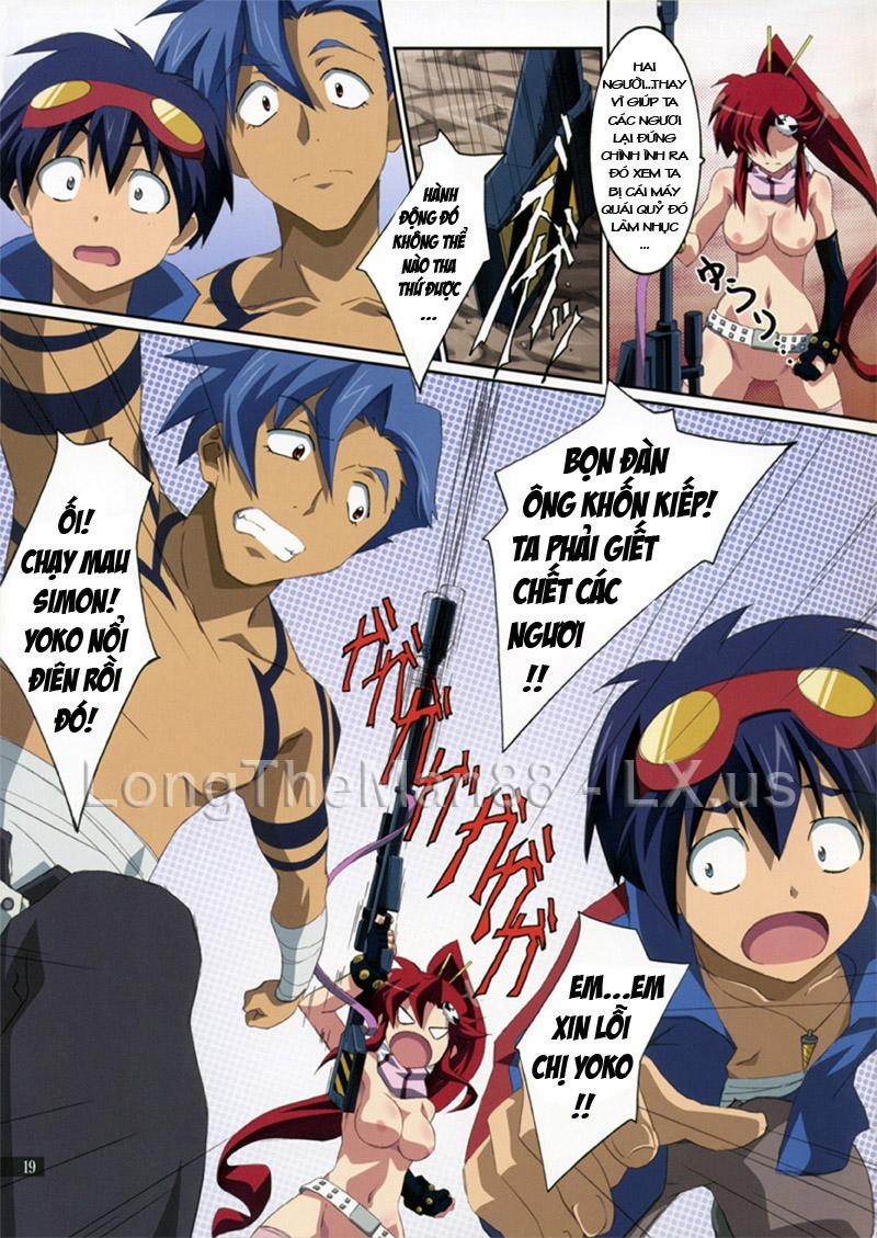 Kibun ha Yokoso (Tengen Toppa Gurren Lagann) Chương Oneshot Full Color Trang 18