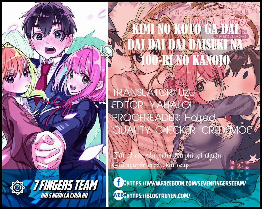 Kimi No Koto Ga Dai Dai Dai Dai Daisuki Na 100-Ri No Kanojo Chương 4 Trang 2